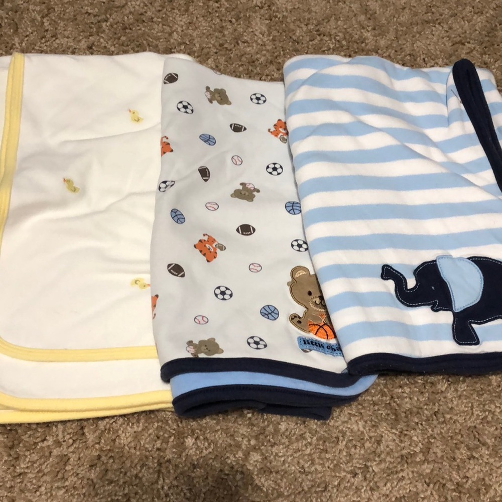 3 baby blankets